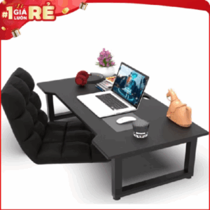 Bàn học ngồi bệt gấp gọn tặng thảm bali