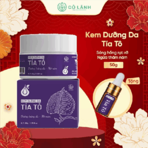 Kem dưỡng trắng da chiết xuất từ lá cây tía tô Cỏ Lành