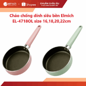 Chảo chống dính siêu bền Elmich EL-4718OL size 16,18,20,22cm