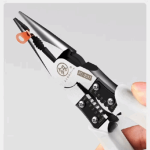 Kìm Nhọn Đa Năng 5in1 Nhập Khẩu Nhật Bản Chính Hãng, Kìm Fukouka Kẹp-Cắt-Uốn-Tuốt Dây Điện, Dây Cáp, Bấm COS Đa Năng .